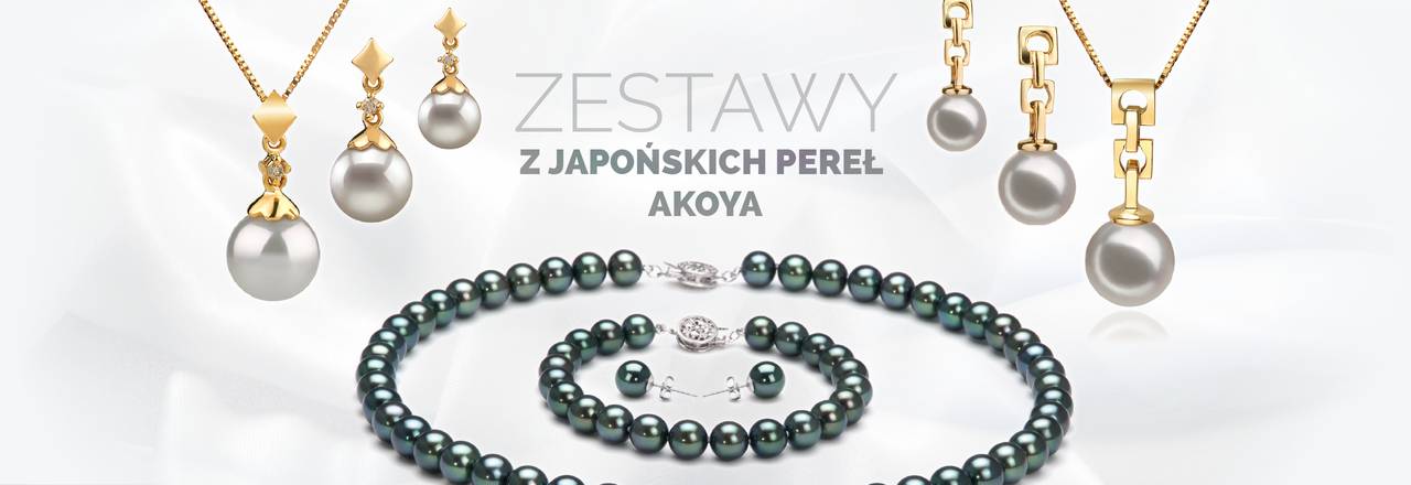 PearlsOnly Japoński zestaw Akoya