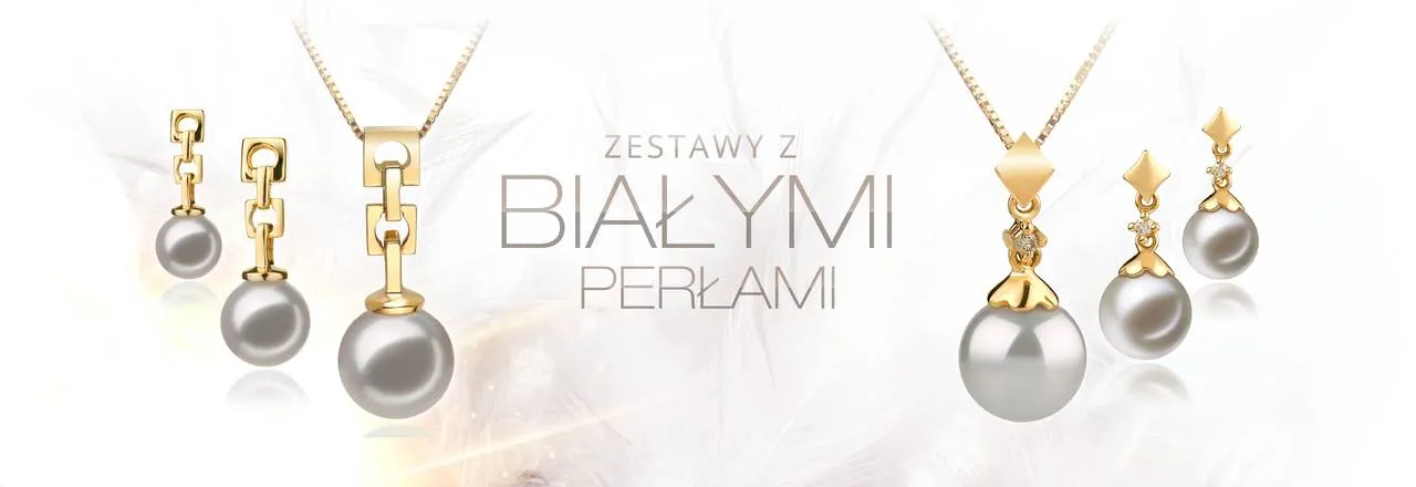 PearlsOnly Zestawy białych pereł